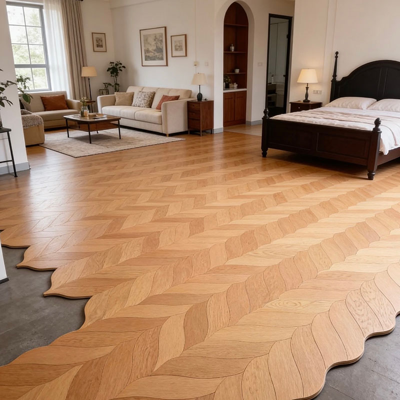 Lawn Shaped Laminate Flooring